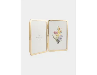 Фоторамка 22х16 см для двух фотографий золотистая Anna Lafarg Museum