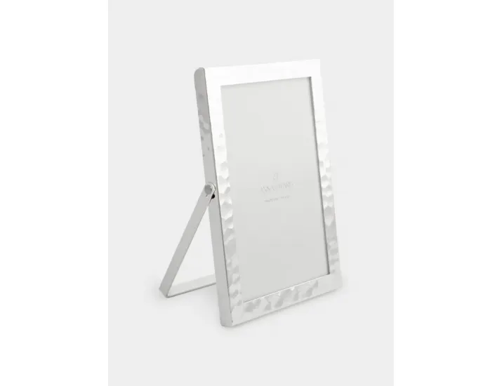 Фоторамка 11х16 см серебристая Мятый эффект Anna Lafarg Museum