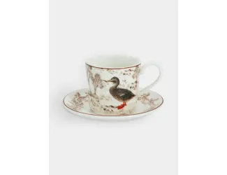 Чашка с блюдцем, 200 мл, Охота