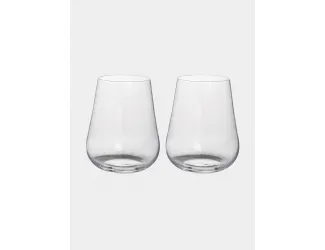 Стакан, 12 см, 540 мл, 2 шт, кристальное стекло, Rodengo