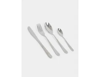 Столовые приборы, 6 перс, 24 пр, сталь, серебристые, Узоры, Valetta