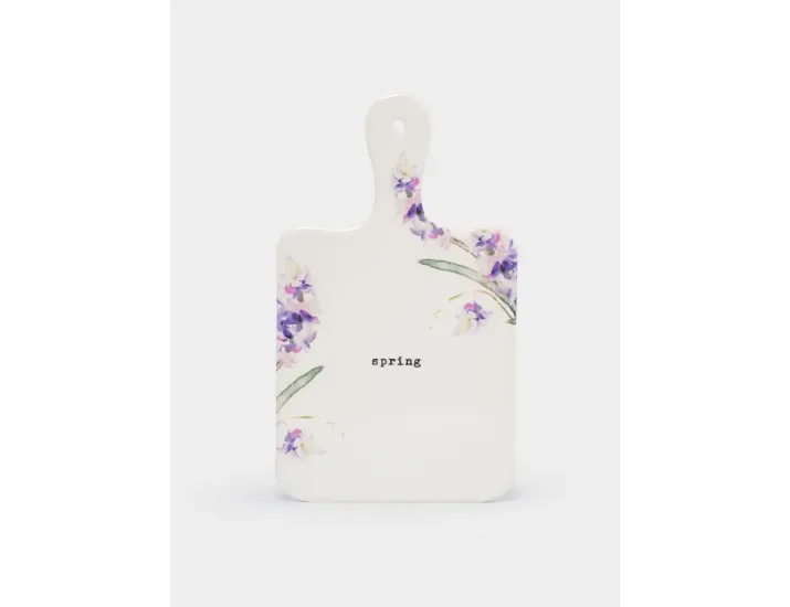 Подставка под горячее 15x26 см с ручкой белая Сирень Anna Lafarg Meadow