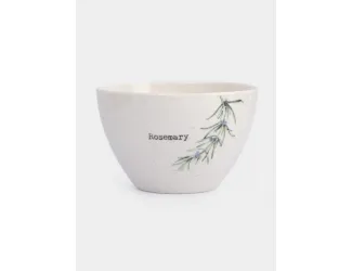 Салатник, 14х8 см, 730 мл, фарфор N, белый, в крапинку, Розмарин, Herbarium new