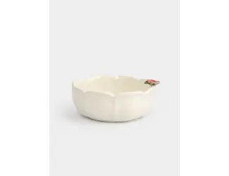 Салатник, 16х6 см, 690 мл, керамика, молочный, Цветок, Gentle flower