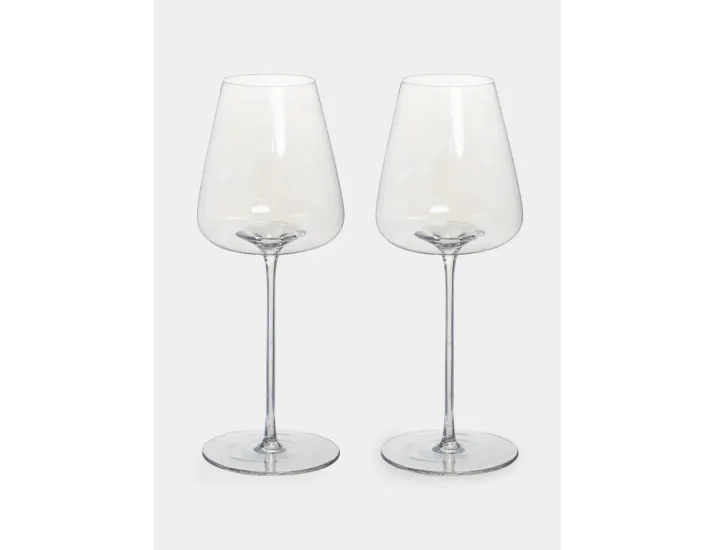 Бокал для красного вина 480 мл 2 шт перламутр Anna Lafarg Opera polar