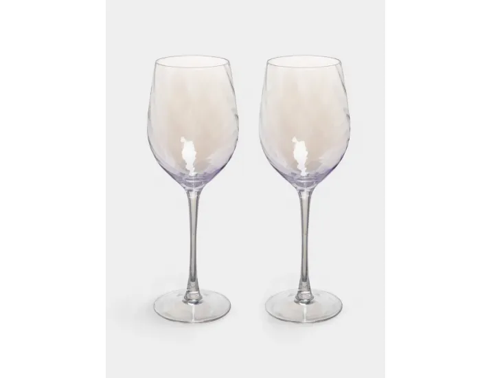 Бокал для вина 330 мл 2 шт сиреневый Anna Lafarg Romance