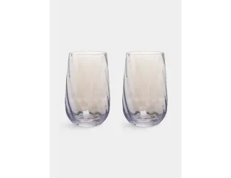 Стакан, 13 см, 500 мл, 2 шт, стекло, сиреневый, Romance