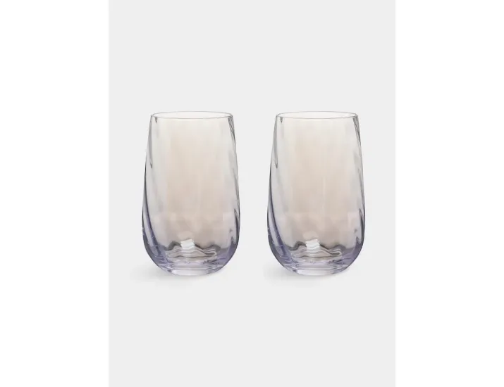 Стакан 13 см 500 мл 2 шт сиреневый Anna Lafarg Romance