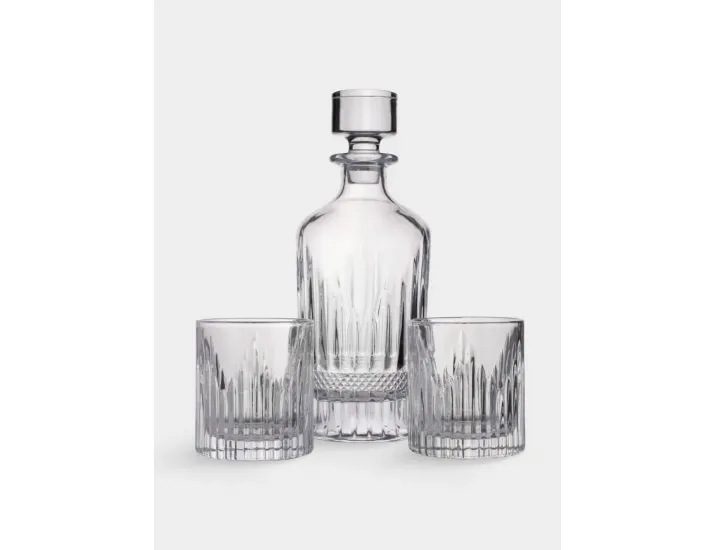 Набор для виски 2 персоны 3 предмета графин/стаканы Anna Lafarg Lyric