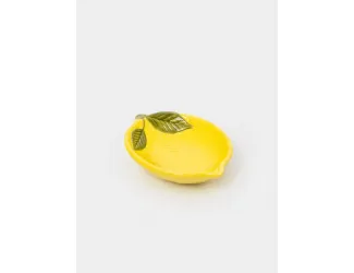 Пиала, 16х11 см, фарфор P, желтая, Лимон, Lemon