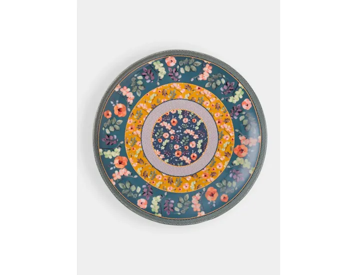 Блюдо 36 см круглое серо-зеленое Цветы Maxwell & Williams Arcadia