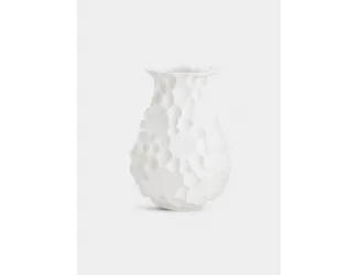Ваза для цветов 31 см декоративная белая матовая Текстура Home & Style Bridgit