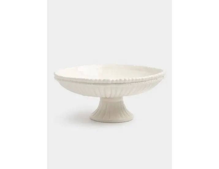 Блюдо на ножке 17х9 см белое Anna Lafarg Tulip