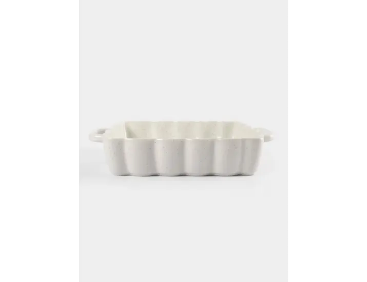 Форма для запекания 26х26 см с ручками квадратная белая в крапинку Anna Lafarg Bagel