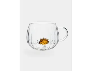 Кружка, 400 мл, стекло Б, Еж, Autumn Forest