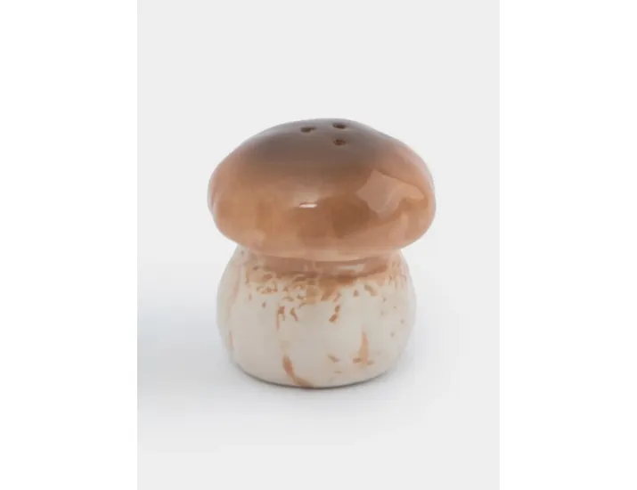 Емкость для соли или перца 7 см молочно-коричневая Гриб Anna Lafarg Autumn forest