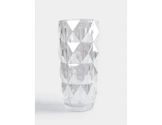 Ваза для цветов, 28 см, стекло, перламутр, Сanto