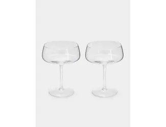 Бокал-креманка для шампанского, 450 мл, 2 шт, стекло, Melody