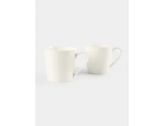 Кружка 430 мл 2 шт белая Anna Lafarg Excellence