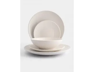 Сервиз обеденный 6 персон 18 предметов белый в крапинку Anna Lafarg Scanno