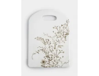 Подставка под горячее 24х17 см белая Осенние цветы Anna Lafarg Florance