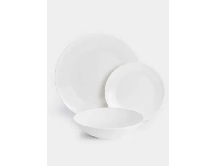 Набор обеденный 4 персоны 12 предметов белый Maxwell & Williams Кашемир