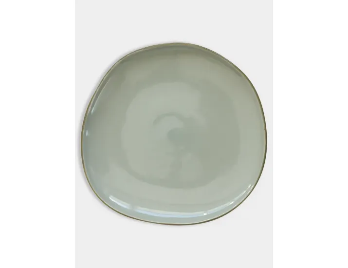 Тарелка обеденная 27 см зелёная Easy Life Organica