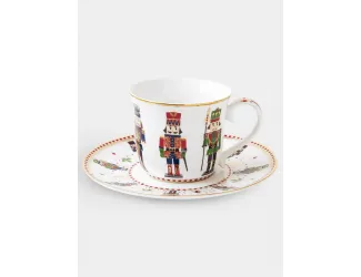 Чашка с блюдцем, 200 мл, Щелкунчик