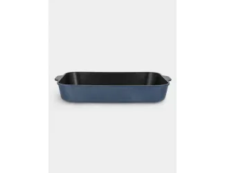 Форма для запекания, 34x26x5.5 см, синяя, с покрытием, Agile