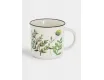Кружка 400 мл белая Летний луг Anna Lafarg Herbarium