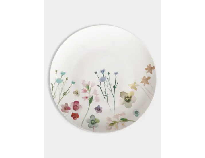 Тарелка обеденная 27,5 см белая Цветы Maxwell & Williams Wildwood