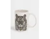 Кружка 500 мл белая Тигр Anna Lafarg Wild