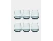 Набор стаканов для виски 6 предметов 450 мл серый Le Stelle Opium