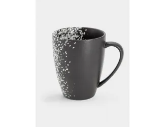 Кружка 400 мл черная в белую крапинку Maxwell & Williams Caviar Galaxy