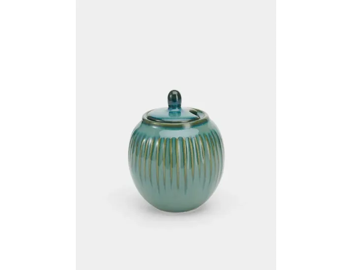 Сахарница 250 мл зелёная Полосы Easy Life Gallery