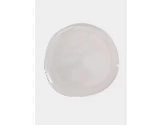 Тарелка обеденная, 27 см, серая, Organica