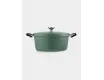Кастрюля 28 см 6.3 л с крышкой с покрытием зелёная Maxwell & Williams Agile