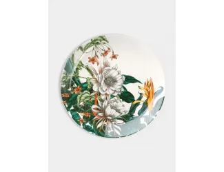 Тарелка закусочная 19 см белая Тропические цветы Maxwell & Williams Night Garden Flower