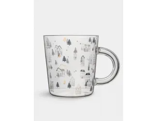 Кружка, 480 мл, стекло Б, Домики, Townlet