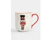 Кружка 450 мл бело-красная Щелкунчик Anna Lafarg Nutcracker