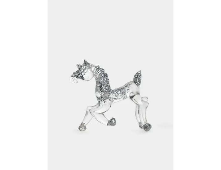 Статуэтка 10х7 см серебристая Лошадка Anna Lafarg Horse