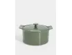 Кастрюля 3 л с крышкой серо-зеленая Maxwell & Williams Indulgence