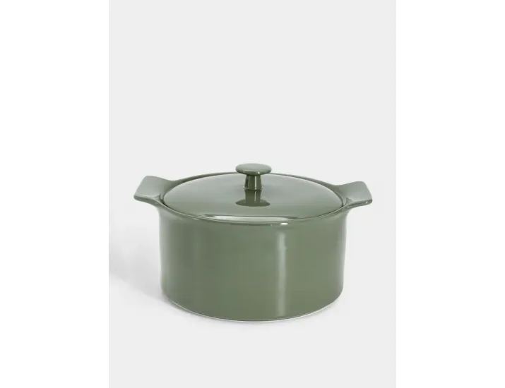 Кастрюля 3 л с крышкой серо-зеленая Maxwell & Williams Indulgence