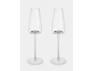 Бокал для шампанского, 270 мл, 2 шт, кристальное стекло, Opera