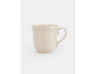 Кружка, 360 мл, фарфор P, молочная, Rustic