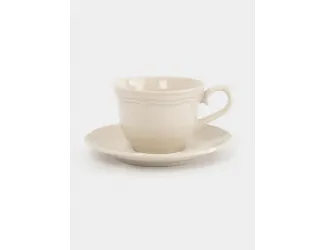 Пара чайная, 1 перс, 2 пр, 230 мл, фарфор P, молочная, Rustic