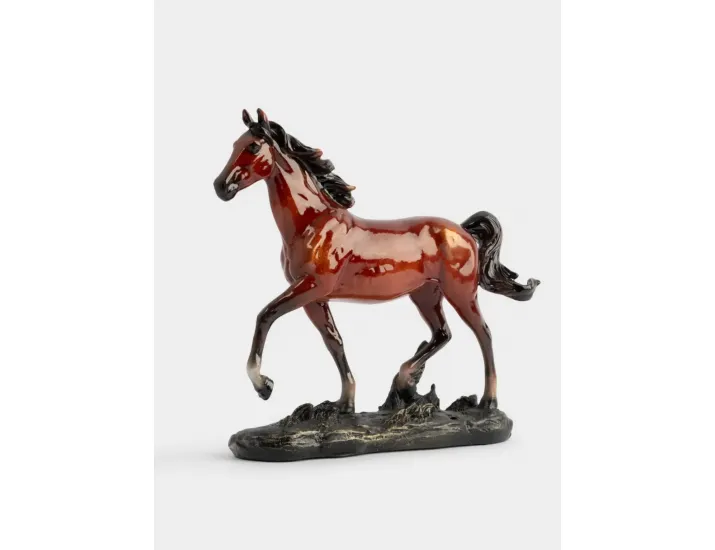 Статуэтка 22 см коричневая Бегущая лошадь Anna Lafarg Horse