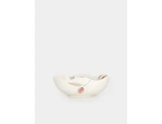 Салатник, 21х7 см, 1,1 л, керамика, белый, Сливы, Plum Orchard