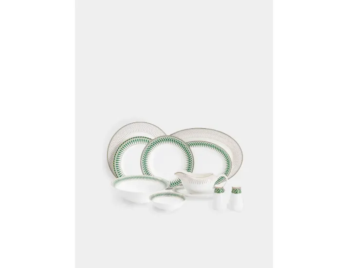 Обеденный сервиз 27 предметов на 6 персон Anna Lafarg Emily Идумруд