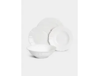 Сервиз обеденный, 6 перс, 21 пр, фарфор F, белый, Lotus white